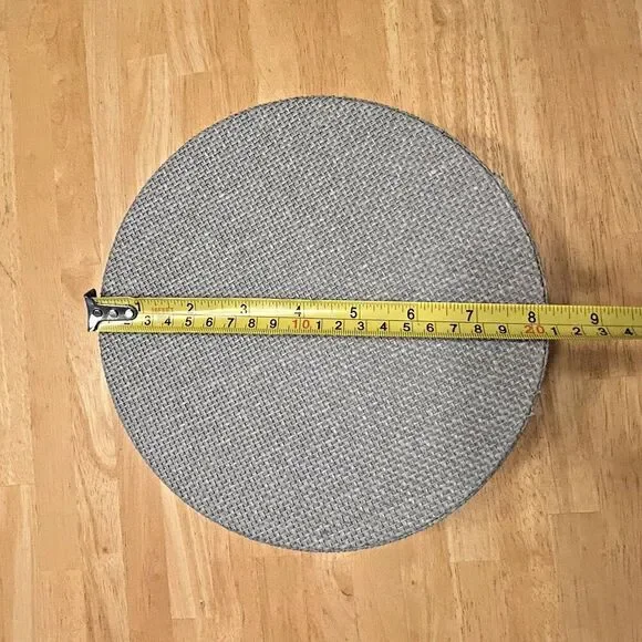 (2) IKEA KVARNVIK Round Nesting Storage Boxes Lids Gray Fabric 20023 1613 - Picture 6 of 8